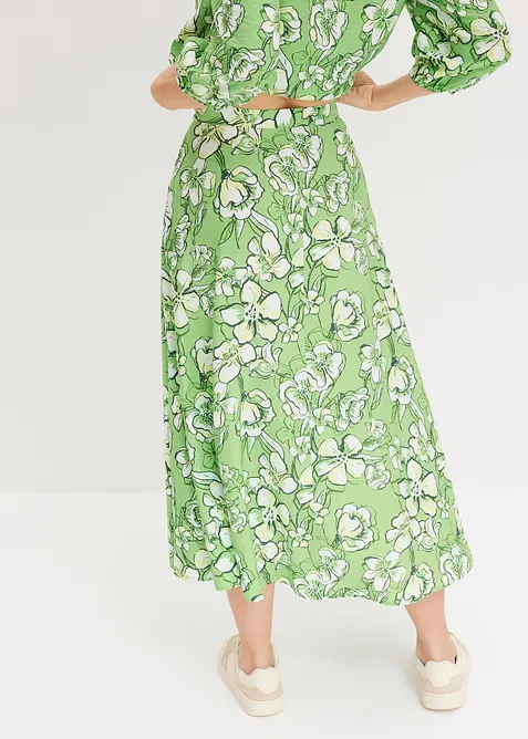 Midiskj&oslash;rt i lett viskosemiks, bonprix