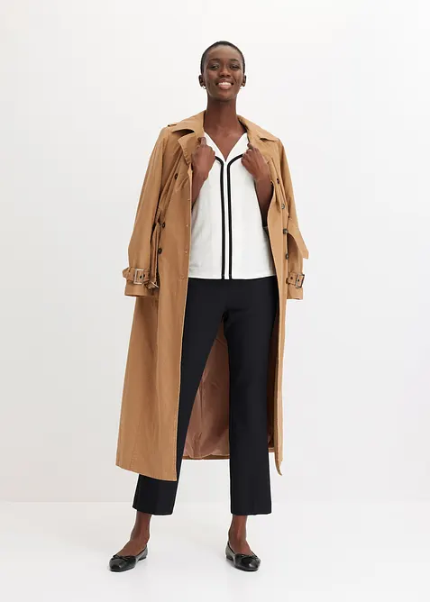 Topp med kantebånd i kontrastfarge, bonprix