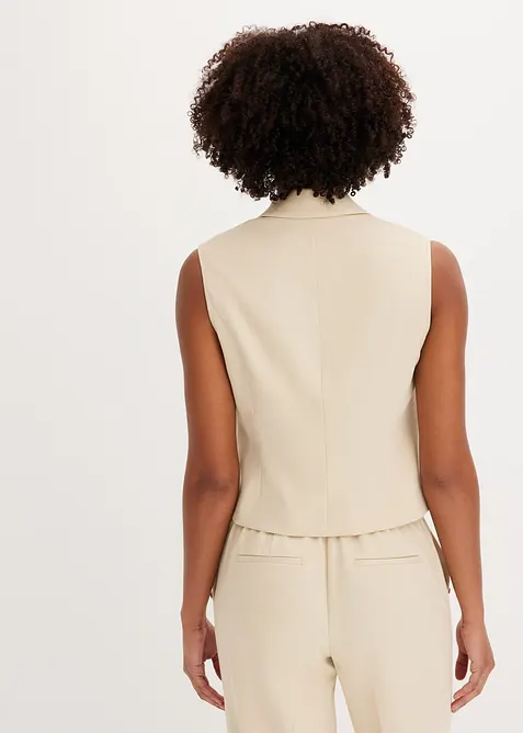 Blazervest med dekorativ knapp, bonprix