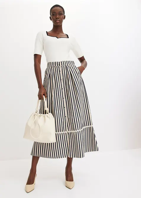 Maxiskj&oslash;rt med blonder, bonprix