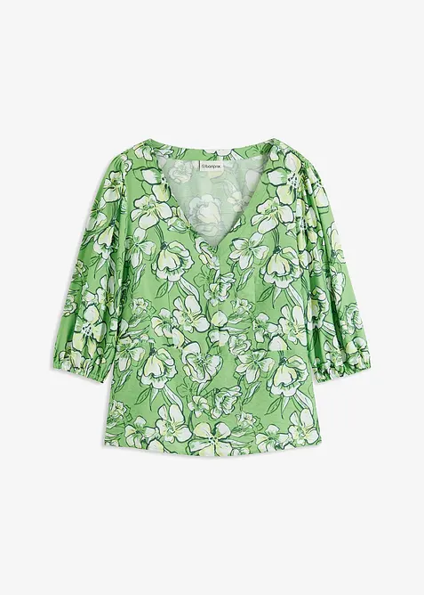 Bluse i lett viskosemiks, bonprix