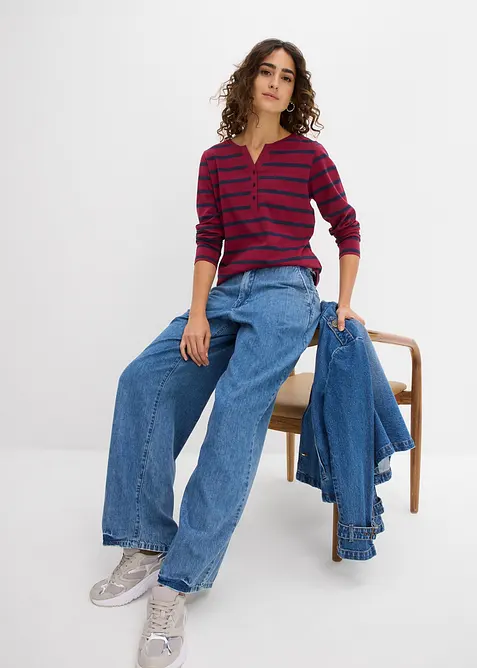 Bestefartr&oslash;ye i &oslash;kologisk bomull, bonprix