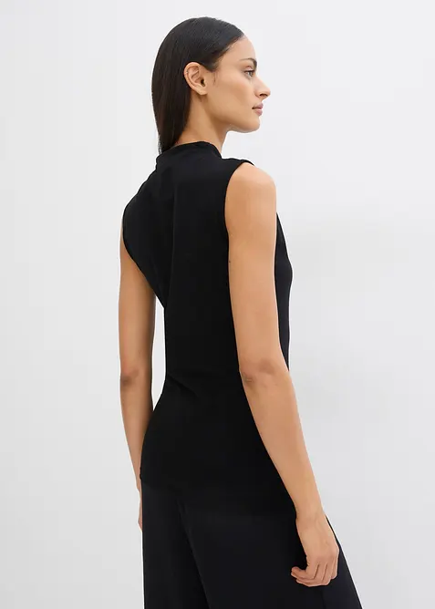 Topp i elastisk bomullsmiks, bonprix