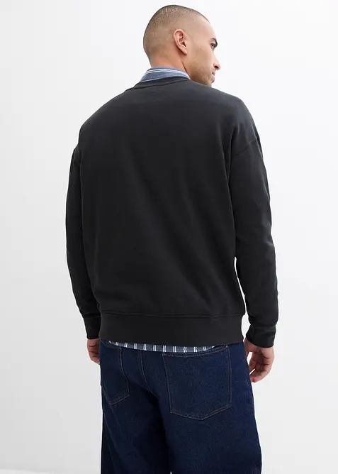 Sweatshirt i &oslash;kologisk bomull, Loose Fit, bonprix
