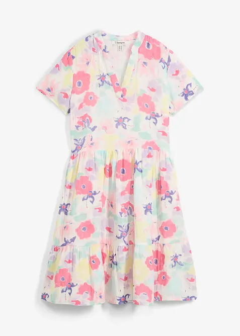 Kjole i musselin, bonprix