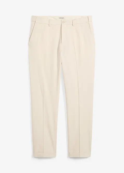 Dressbukse med lin, Regular Fit, bonprix