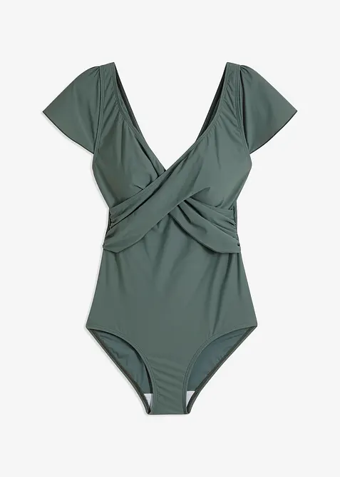 Shape-badedrakt i omslagsstil, lett formende, bonprix