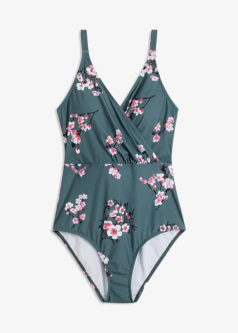 Shape-badedrakt, lett formende, i omslagsstil, bonprix