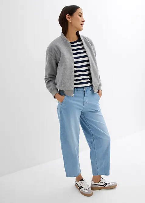 Balloon-jeans Mid Waist, supersoft, cropped, bonprix