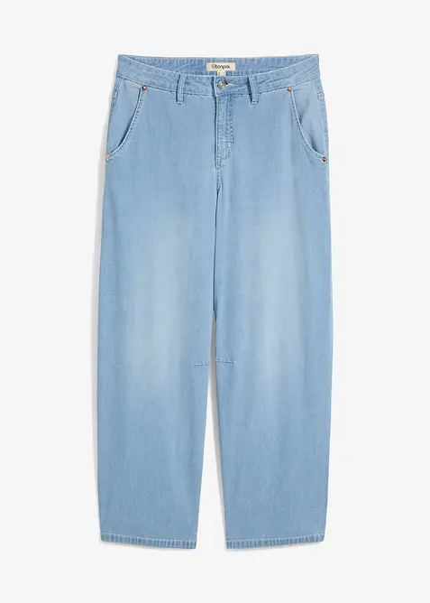Balloon-jeans Mid Waist, supersoft, cropped, bonprix