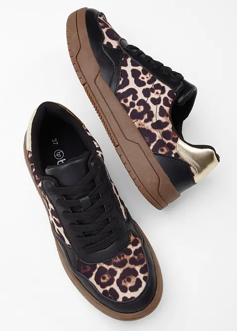 Sneakers med animal details, bonprix