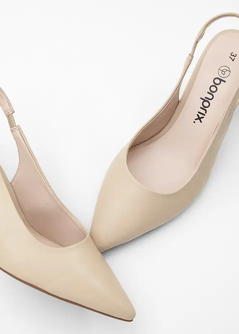 Slingbacks med blokkhæl, bonprix