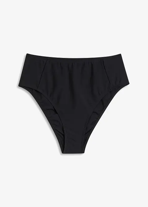 High Waist-bikinitruse med h&oslash;y benskj&aelig;ring, bonprix