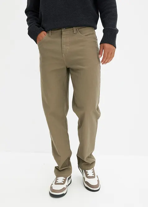 Classic Fit stretchbukse, Straight, bonprix