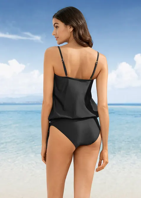 Oversized tankini med avtagbare skulderstropper (2-delt sett), bonprix