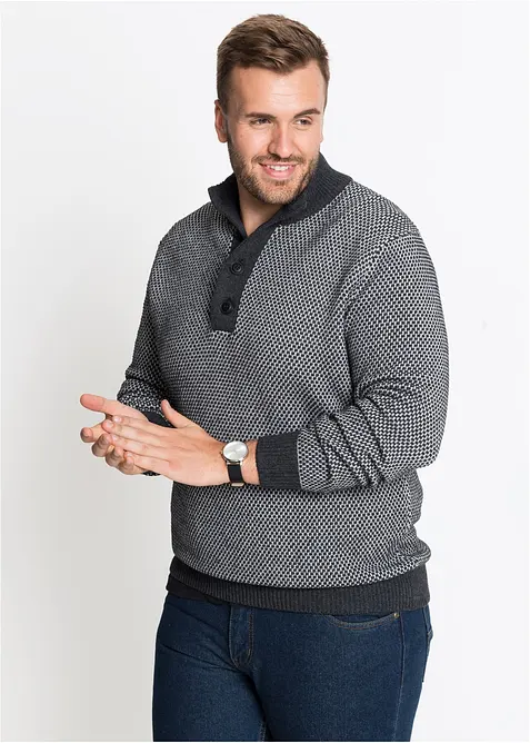 T-skjorte med V-hals (3-pack), bonprix