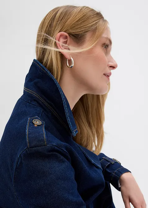 Denimjakke i trenchcoat-stil, bonprix