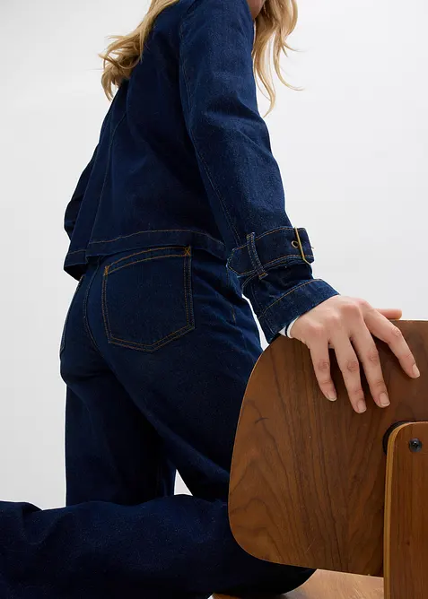 Denimjakke i trenchcoat-stil, bonprix