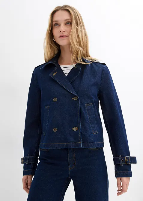 Denimjakke i trenchcoat-stil, bonprix