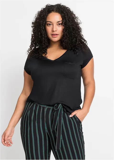 T-skjorte i myk viskose, bonprix