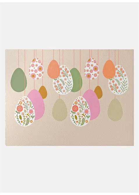 D&oslash;rmatte med p&aring;skemotiv, bonprix