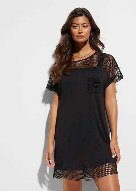 Lang strandtopp i viskose, bonprix