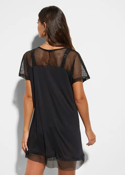 Lang strandtopp i viskose, bonprix