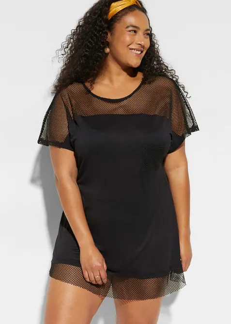 Lang strandtopp i viskose, bonprix