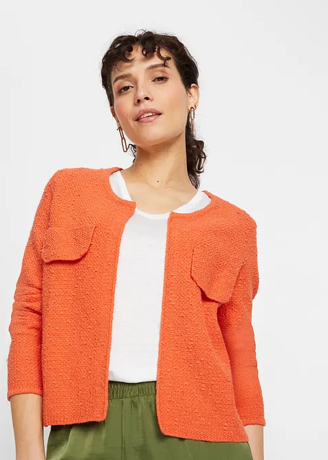 Cardigan i bouclé, bonprix