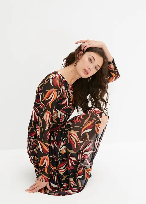 Kjole i mesh, bonprix