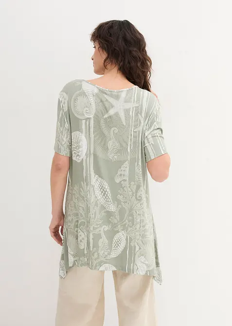 Lang topp i myk viskosemiks, bonprix