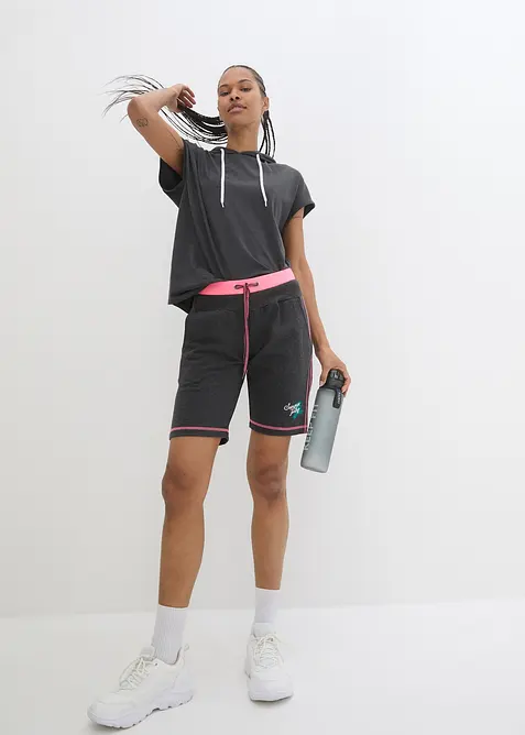 Sweatshorts i bomullsmiks, bonprix
