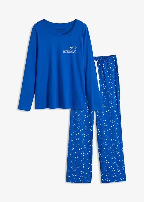 Pyjamas i 100% bomull, bonprix