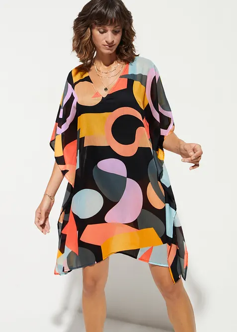 Strandtunika i transparent materiale, bonprix