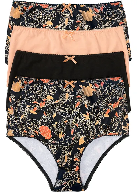 Høy truse (4-pack), bonprix