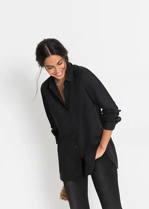 Bluse i myk viskose, bonprix