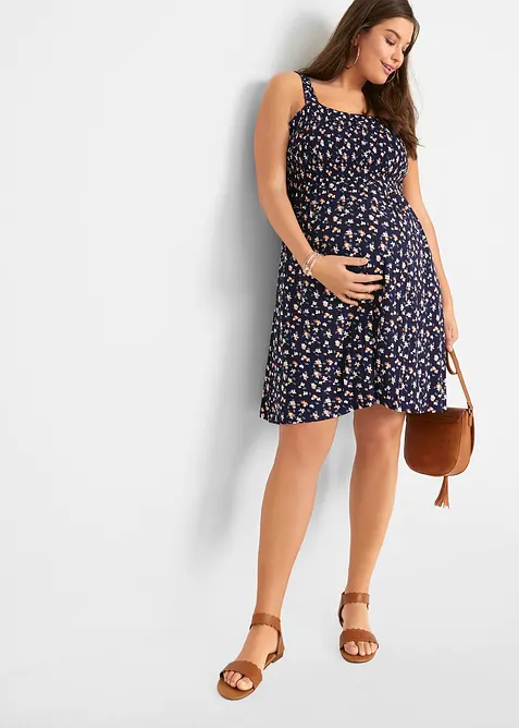 Mamma-stroppekjole i myk viskose, bonprix