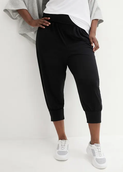 Loungewear capri-haremsbukse, bonprix