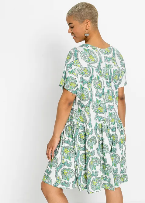 Trikotkjole i lett viskose med elastan, bonprix