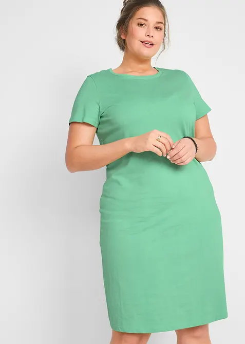 Jerseykjole i 100% bomull (2-pack), bonprix