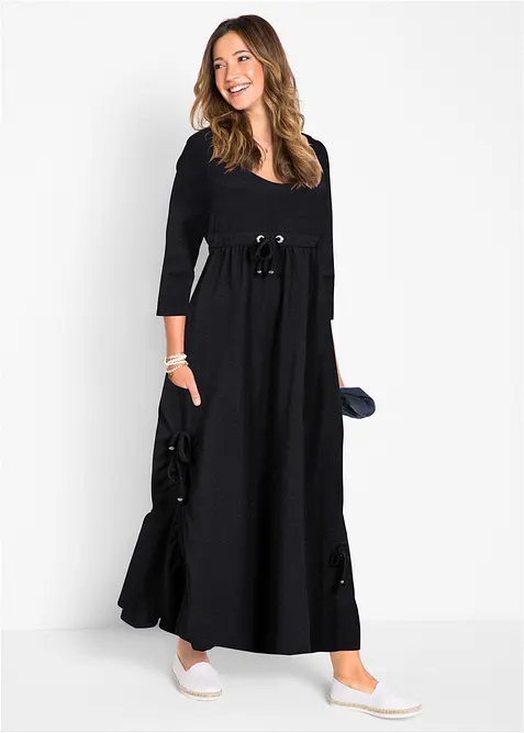 Trikotkjole med 3/4-lange ermer, bonprix