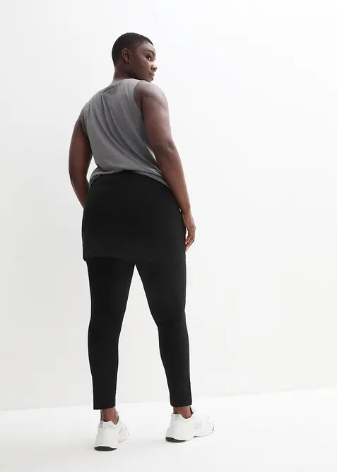 Treningsleggings med skj&oslash;rt, ankellang, bonprix