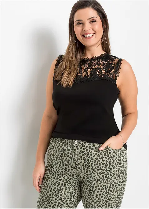 Singlet i myk viskosemiks, bonprix