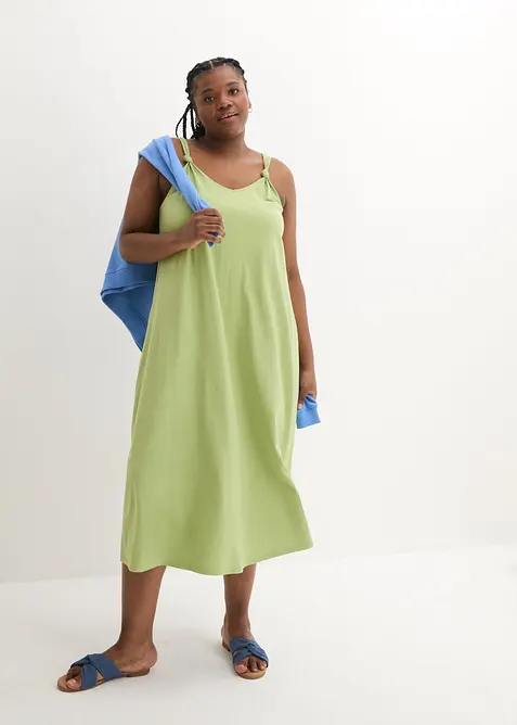 Trikotkjole i 100% bomull, bonprix