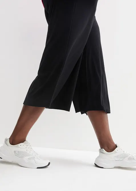 Loungewear culotte med vide ben, bonprix