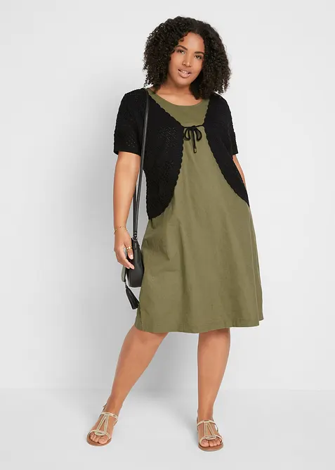 Kort, heklet bolero, bonprix