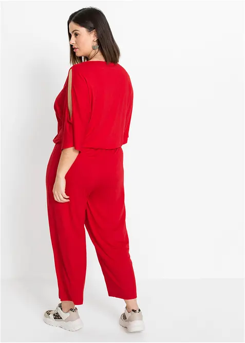 Jumpsuit i lett viskosejersey, bonprix