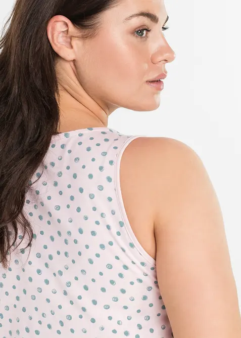 Kort nattkjole i myk viskosemiks, bonprix