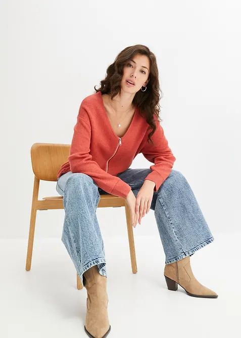 Oversized strikkejakke, bonprix