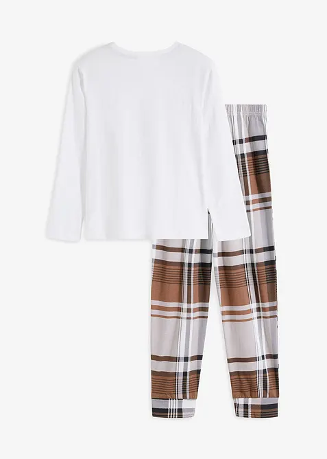 Pyjamas i 100% bomull (2-delt sett), bonprix
